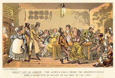 Das niedrigste Leben in London von Isaac, Robert and George Cruikshank