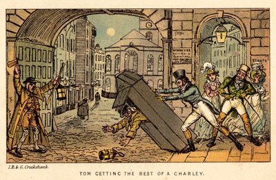 Tom besiegt einen Charley von Isaac, Robert and George Cruikshank