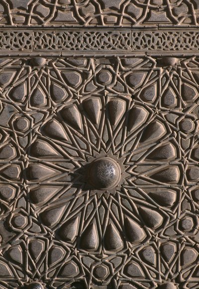 Tür der Madrasa von Sultan al-Zahir Barquq (Detail) von Islamic School