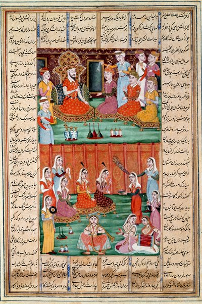 Islamische Kunst: Hochzeit der drei Töchter von Sero, König von Jemen von Islamic School