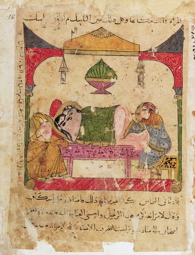 Ms Arabe 3467 Eine medizinische Untersuchung, aus 