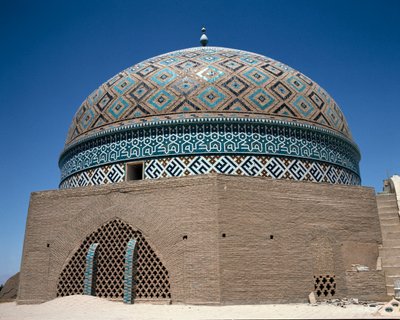 Ansicht der Kuppel der Jameh-Moschee von Yazd von Islamic School