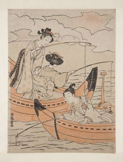 Boote der Liebe von Isoda Koryusai