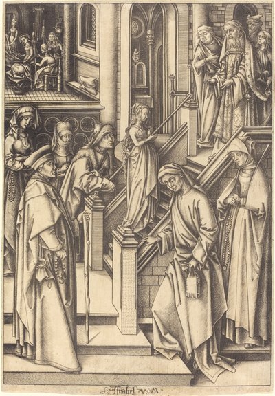 Die Darstellung der Jungfrau von Israhel van Meckenem after Hans Holbein the Elder