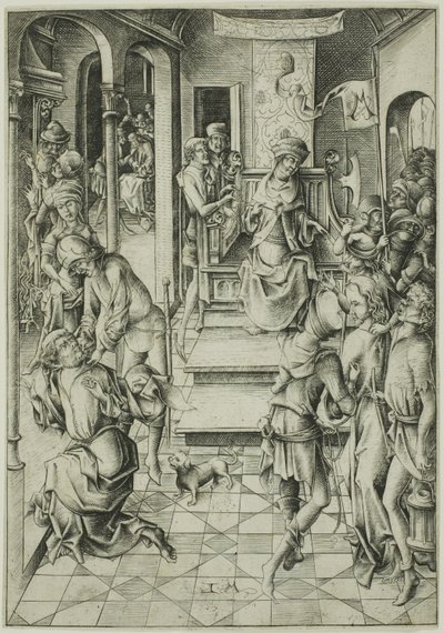 Christus vor Annas von Israhel van Meckenem the younger