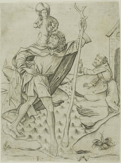 Sankt Christophorus von Israhel van Meckenem the younger