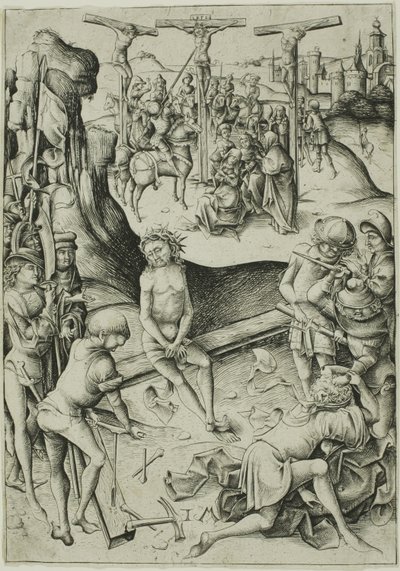 Die Kreuzigung von Israhel van Meckenem the younger