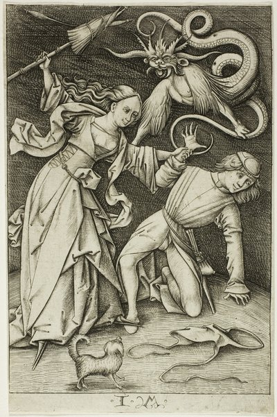 Der Kampf um die Hosen von Israhel van Meckenem the younger