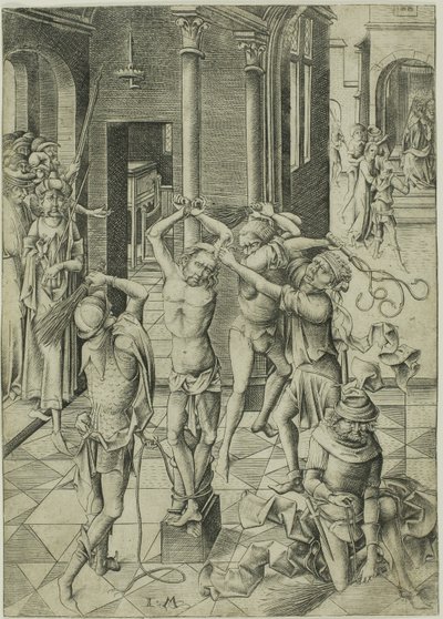 Die Geißelung von Israhel van Meckenem the younger