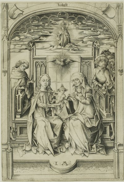 Die Heilige Familie von Israhel van Meckenem the younger