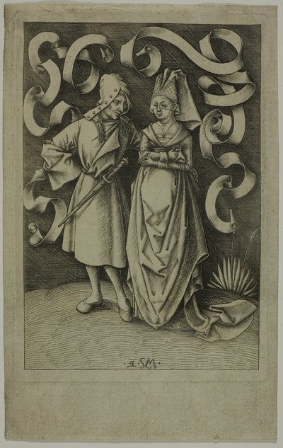 Das ungleiche Paar von Israhel van Meckenem the younger