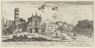 Kirche Sta Francisca Romana im Campo Vaccine von Israël Silvestre
