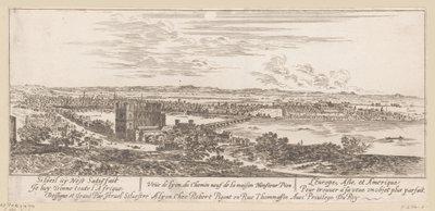 Ansicht von Lyon vom Haus von Monsieur Pion von Israël Silvestre