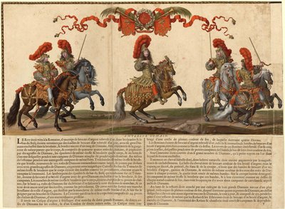 Große Kavalkade in Paris 1662, 1670 von Israël Silvestre the Younger