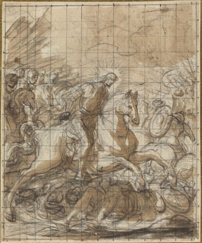 Sankt Jakob besiegt die Ungläubigen von Italian 17th or 18th Century