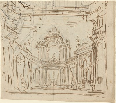 Bühnenbild von Italian 18th Century