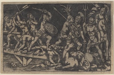 Horatius Cocles von Italian 18th or 19th Century