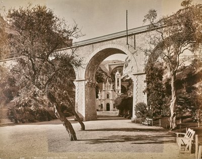 Album "Gênes et Pise": Kapelle Sainte Dévote in Monaco, ca. 1880-90 (s/w Foto) von Italian Photographer
