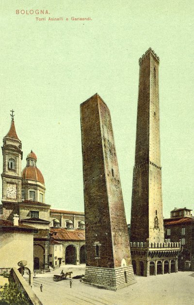 Bologna, Italien, Torri Asinelli E Garisendi von Italian Photographer