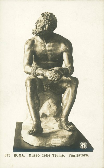Boxer in Ruhe, Palazzo Massimo alle Terme, Rom von Italian Photographer
