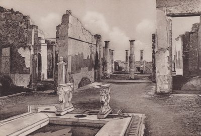 Casa Di Cornelio Rufo, Haus des Cornelius Rufus von Italian Photographer