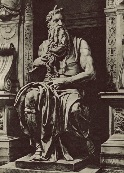 Kirche San Pietro in Vincoli, Moses von Michelangelo von Italian Photographer