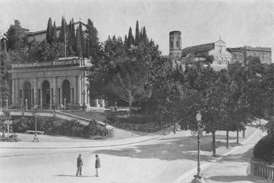 Florenz, Chiesa di San Miniato al Monte (s/w Foto) von Italian Photographer