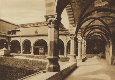 Florenz: Kirche S. Maria Novella, Der grüne Kreuzgang, Fra Giovanni da Carpi von Italian Photographer