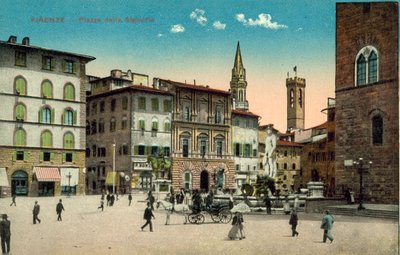 Florenz, Piazza della Signoria von Italian Photographer
