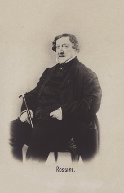Gioachino Rossini, italienischer Komponist von Italian Photographer