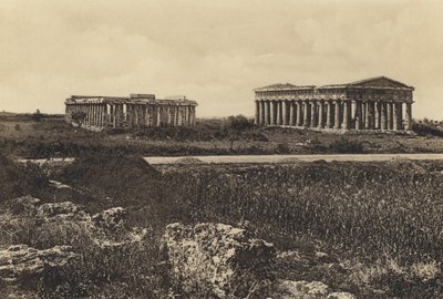 Neapel: Pesto, Tempel des Neptun und der Ceres von Italian Photographer