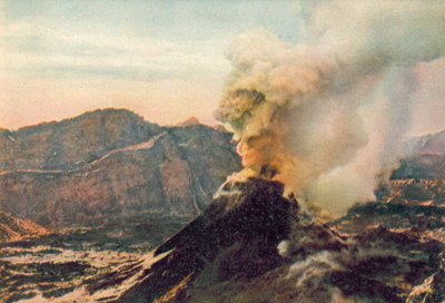 Neapel: Vesuv in Eruption von Italian Photographer