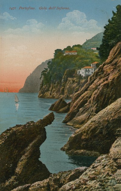 Portofino, Italien. Gola dell