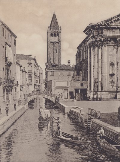 Rio S Barnaba (s/w Foto) von Italian Photographer