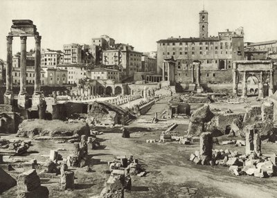 Forum Romanum und Basilika Julia von Italian Photographer