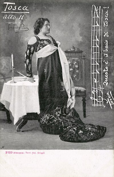 Szene aus Tosca von Italian Photographer