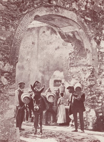 Sizilien: Ein altes Tor in Taormina von Italian Photographer