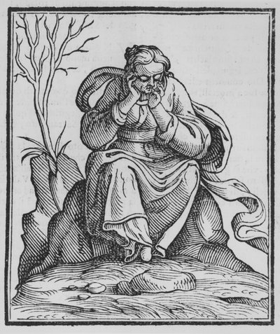Allegorie der Melancholie von Italian School