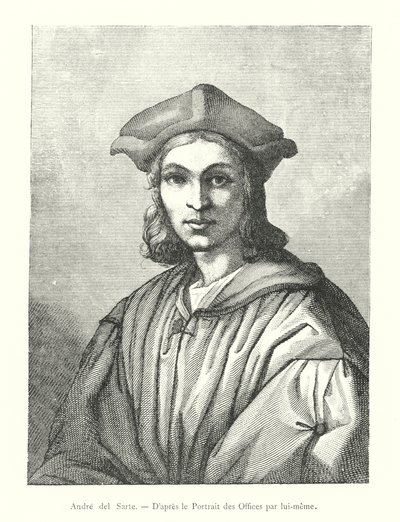 Andre del Sarte, Nach dem Selbstporträt in den Uffizien von Italian School