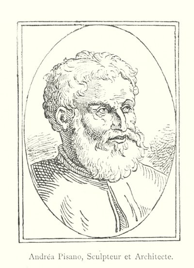 Andrea Pisano, Bildhauer und Architekt (Stich) von Italian School