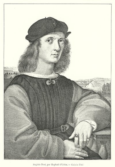 Angiolo Doni, Galerie Pitti (Stich) von Italian School