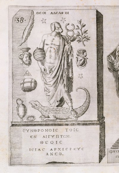 Apollo mit einem Hundekopf, 1589 von Italian School