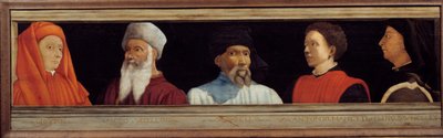 Cassone mit 5 Porträts des Meisters der florentinischen Renaissance von Italian School
