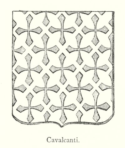 Cavalcanti (Gravur) von Italian School