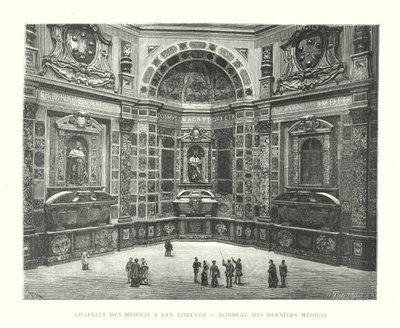 Medici-Kapelle in San Lorenzo, Grab der letzten Medici von Italian School