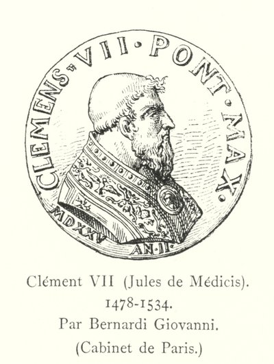 Clemens VII, Jules de Medicis von Italian School