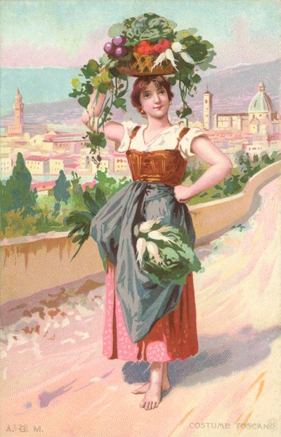 Toskanisches Kostüm von Italian School