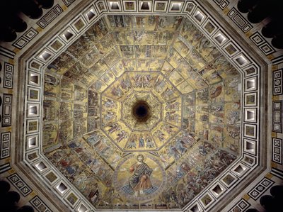 Kuppel des Baptisteriums von San Giovanni von Italian School