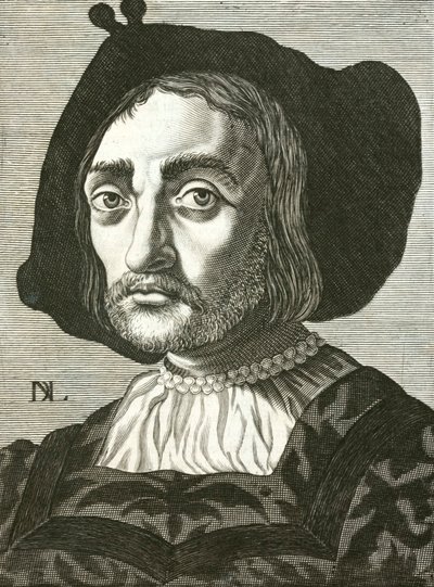Donato Bramante, italienischer Renaissance-Architekt (Stich) von Italian School