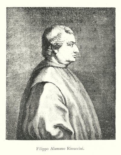 Filippo Alamanno Rinuccini (Gravur) von Italian School